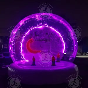 Globo <span class=keywords><strong>de</strong></span> Nieve Inflable Impermeable para Exteriores, Domo Burbuja Transparente, Decoración para Ramadán y Eid, <span class=keywords><strong>Esfera</strong></span> Inflable para Fotos en Eventos - Product Image 2