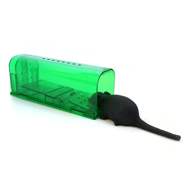 Mice Mouse Eco-Friendly Portable Waterproof CE Certified Household Use Box Traps Catcher Box Plastic Mouse Killer Trap Cage