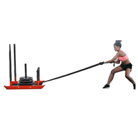 Sled Gym Baja Tugas Berat dengan Desain Torsi & Beban yang Dapat Disesuaikan untuk Latihan Kekuatan Profesional dan Latihan Sprint