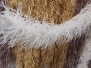 Dyed Hot Directly A 4ply B Ostrich Feather Boas Color Decoration White Black Ostrich Boa For Cloth Garment Skirt Dress