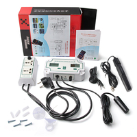 Contrôleur de pH avec fonction d'enregistrement de données, application en ligne, moniteur ECMeter 0-199,0 ms/cm pour aquariums, hydroponie, aquaculture, testeur de pH