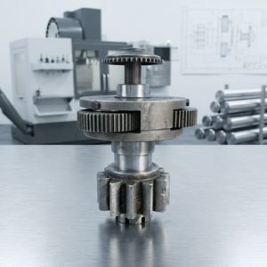 Precision Machined Alloy Steel Planetary Gear <b>Set</b> with Spline Shaft for <b>Torque</b> Reduction - Product Image 2
