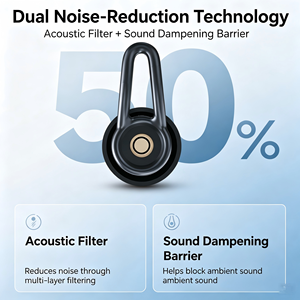 Bouchons d'oreilles souples pour dormir, <span class=keywords><strong>filtre</strong></span> <span class=keywords><strong>acoustique</strong></span>, réduction du bruit, bouchons d'oreilles réutilisables en silicone pour dormir, ronflement, voyage, travail, études - Product Image 4