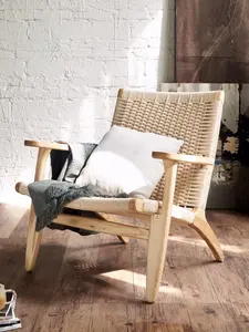 Venda por atacado de fábrica nórdica cadeira de lazer, sala de estar, sofá único, em estoque personalizado, 1 conjunto, antigo, sofá de madeira, moderno