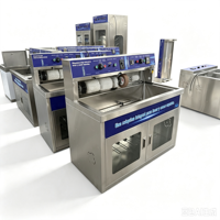 Machine commerciale tout-en-un semi-automatique pour le lavage, le nettoyage, le séchage, la désinfection et la stérilisation des chaussures et des baskets