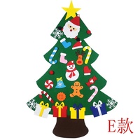 Ensemble d'ornements de Noël en feutre faits à la main, prix d'usine, 60x90cm, base suspendue, pendentifs pour sapin de Noël, pour cadeau de fête