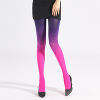 Vente de gros Combinaison taille haute avec perles et strass Bas en maille Bas dégradés Collants/collants