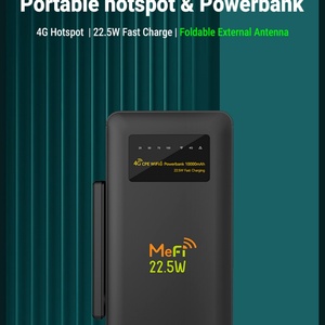 เราเตอร์ไวไฟพกพา Unlocked G4 PRO 4G รองรับผู้ใช้ไวไฟ 16 คน แบตเตอรี่สำรอง 10000mAh และพอร์ต RJ45 1 ช่อง ความเร็ว 300Mbps รองรับซิม 4G พร้อมเสาอากาศภายนอก - Product Image 5