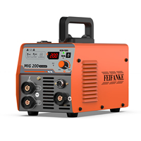 Nouvelle machine à souder FEIFANKE MIG 200, 220V, onduleur IGBT, soudeuse MIG/MAG sans gaz, fil fourré, portable, 200A, acier inoxydable