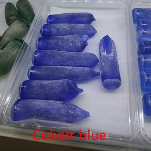 DS Gems Lab Creado <span class=keywords><strong>Verde</strong></span> Azul Cobalto Azul Espinela Facetada <span class=keywords><strong>Piedra</strong></span> en bruto - Product Image 4