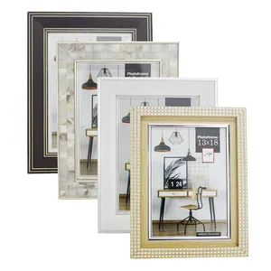 Atacado Nordic Plastic PS Picture Photo Frames Para Home Decor