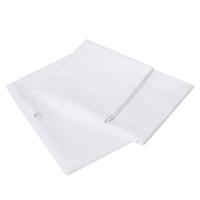 Taie d'oreiller AOSEN 100 % coton, douce, durable, blanche, respectueuse de la peau, style enveloppe, pour hôtel et maison
