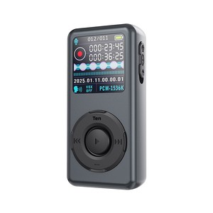 Nuevo Reproductor MP3 <span class=keywords><strong>de</strong></span> Alta Definición con Cancelación <span class=keywords><strong>de</strong></span> Ruido, Grabadora <span class=keywords><strong>de</strong></span> Voz Inteligente con Control por Voz y Tiempo <span class=keywords><strong>de</strong></span> Espera Súper Largo - Product Image 1