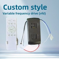 Ventilateur intelligent Maidi 55W Android IPS avec télécommande, chandelier à onduleur haute tension, alimenté par batterie, accessoires universels