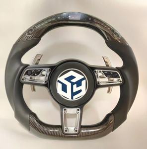 Volante Personalizado de Fibra de Carbono y Cuero para Porsche Macan Cayenne 718 911 918 958 970 971 con Funciones LED para el Modelo Cayman - Product Image 1