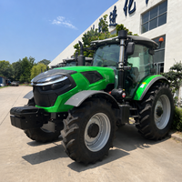 Tracteur agricole de bonne qualité 50hp 70hp 100hp 120hp AWD, mini-tracteur agricole à petites roues avec moteur et boîte de vitesses en promotion
