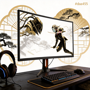 Nouvel écran de jeu incurvé VA LCD 4ms 180/240Hz Adaptive Sync, large gamme de couleurs, écran <span class=keywords><strong>PC</strong></span> avec support rotatif et réglable en hauteur, haut-parleurs intégrés - Product Image 3