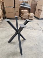 Nouveau design Forme d'araignée Jambe en fonte Bureau Table à manger basse Jambe en métal