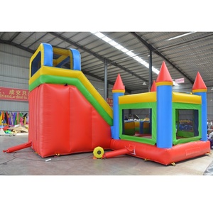 Hot bán nhỏ <span class=keywords><strong>Inflatable</strong></span> Bouncer lâu đài trò chơi cho trẻ em <span class=keywords><strong>Inflatable</strong></span> Nhà Bên nhảy nảy và trượt Combo ngoài trời - Product Image 3