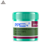 Mélangeur de pâte à souder PPD flux de pâte à souder sans plomb 138 degrés flux de soudure basse température pour PCB BGA CPU LED station de reprise