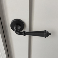 Serrure de porte tactile ambidextre en alliage de zinc, style américain, couleur personnalisable, pour chambre intérieure silencieuse, garantie 5 ans