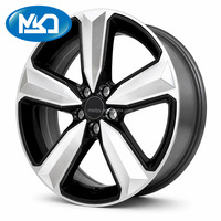 Jantes en alliage forgé 18*8.8 21*9.5 pouces 5x112 MSD OEM ODM pour Audi, jantes forgées à 5 branches traitées thermiquement
