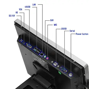15 ''écran tactile tout en un système de point de vente/caisse enregistreuse/caissier POS machine