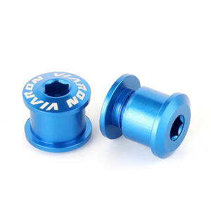 VIARON Cadenas de chaîne de vélo en alliage d'aluminium 7075 légers multicolores pour pédalier - Product Image 3