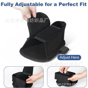 Chaussures de protection anti-chute pour fauteuil roulant, noires, une paire, couvre-chaussures de sécurité pour personnes âgées - Product Image 4