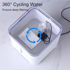 Bebedero automático silencioso para gatos, dispensador de agua para mascotas, filtro automático, apagado automático, fuente de agua <span class=keywords><strong>DogCat</strong></span> - Product Image 4