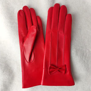 Guantes de Invierno para Mujer, Largos, Resistentes al Viento, Cálidos, con Decoración de Lazo, Múltiples Opciones de Color, para Conducir al Aire Libre, Viajes Diarios - Product Image 2
