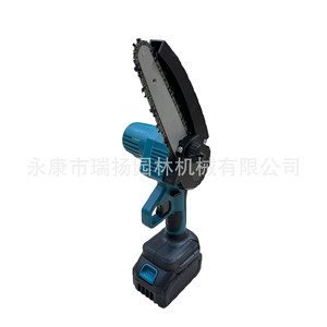 Mini tronçonneuse à batterie 12V, portable, pour l'élagage des arbres en extérieur, avec étui et chargeur - Product Image 3