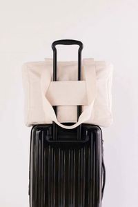 Custom Logo Canvas <b>Tote</b> <b>Bag</b> with Large Capacity Pocket Zipper Original Canvas <b>Tote</b> <b>Bags</b> for Shopping and <b>Travel</b> - Product Image 3