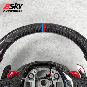Volante de Fibra de Carbono Personalizado para <span class=keywords><strong>BMW</strong></span> Serie 3 4 5 6 7 8 G20 G30 G38 F10 F30 F20 G31 G2X G3X M3 M4 M5 330i <span class=keywords><strong>330e</strong></span> 340i 440i - Product Image 3