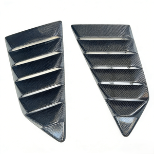 Carbon Fiber Side Window <b>Louvers</b> For Nissan GT-R R35 2008-2016 Rear Quarter Window <b>Vent</b> Cover - Product Image 2