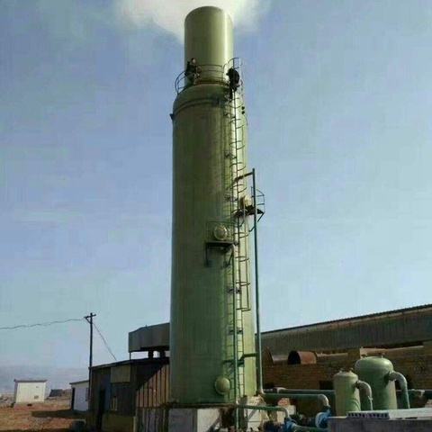 Waste Gas Purification Tower Scrubbers Gas Absorption Column for Chemical Industry H2s Scrubber Tower Vertical Fume Scrubber