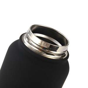 18oz 32oz 40oz Wide Mouth Stainless Steel Water <b>Bottle</b> Double Wall Vacuum Insulated Sport <b>Flask</b> with Carry Handle Lid for Travel - Product Image 3