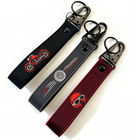 Promotion : Porte-clés moto et voiture personnalisable avec logo, lanière courte en polyester pour sublimation