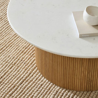 Vente directe de table ronde moderne en bois table basse d'appoint unique de luxe conçoit des tables basses européennes pour le mobilier de maison