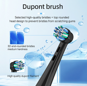 Recharges de têtes de brosse à dents rondes professionnelles à micro-vibrations en gros pour manches à entraînement magnétique <span class=keywords><strong>IO</strong></span> - Product Image 5