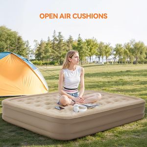 Modern High Quality Inflatable Air <b>Mattress</b> with Flocking Cover Soft Firmness 40CM Thickness for Home Hotel & Hospital Use - Product Image 4