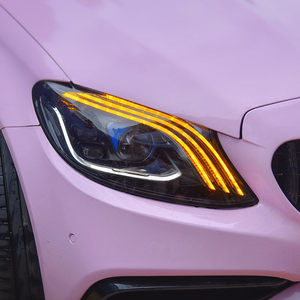 Conjunto de Faros Delanteros LED Modificados para <span class=keywords><strong>Mercedes</strong></span>-<span class=keywords><strong>Benz</strong></span> Clase C W205, Modelos 2015-2020, <span class=keywords><strong>C180</strong></span>, C260, C200 -2800 - Product Image 5