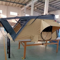 Carpa de Camping de Lona de Alta Calidad para las Cuatro Estaciones, Apertura Automática Rápida, Doble Capa, Carpa de Techo Rígida de ABS para Techo de Auto o Camioneta
