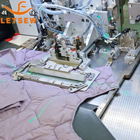 Machine à coudre industrielle informatisée automatique Letsew LF-Q7, nouvelle machine à coudre à poche haute vitesse brevetée, point plat métallique à cylindre 500 % plus rapide
