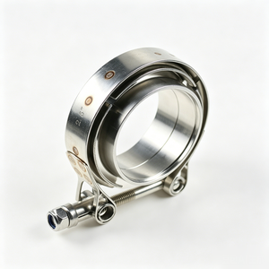 Kits de colliers de serrage universels en acier inoxydable 304 de 2,5'' pour tuyau d'échappement turbo, collier de serrage en <span class=keywords><strong>V</strong></span> mâle-femelle de qualité supérieure - Product Image 3
