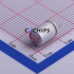 Condensador Sólido 160ARCP331M06X8PZ, Componente de Orificio Pasante (THT), D6.3xL8mm 330uF 20% 16V 2.8A100kHz - Product Image 1