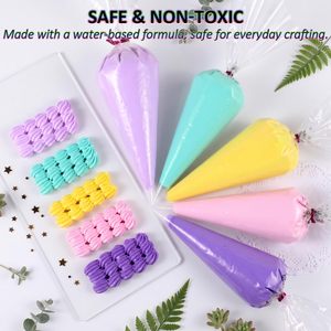 Pegamento en Crema de Colores Surtidos 60g, Pegamento en Crema Batida para Manualidades con Resina, Decoración DIY, Fundas para Teléfonos, Organizadores de Joyas, Espejos, Horquillas para el Cabello - Product Image 3