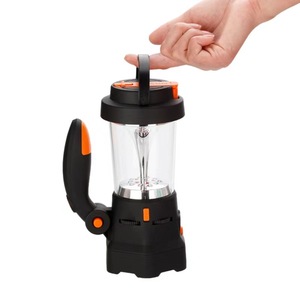 Linterna de camping LED recargable con manivela para uso en exteriores - Product Image 5
