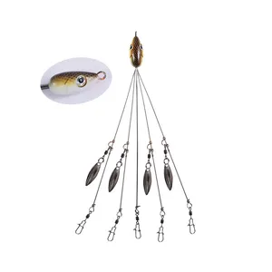 Alabama ô Rig siêu nhẹ câu cá lures Bait Rig cho bass Lure