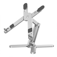 Support pour ordinateur portable en aluminium réglable, pliable, ergonomique, pour bureau, maison et voyage - Vente flash